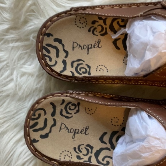 PROPET Jana Leather Adjustable Mules Women’s Slip On Brown Size 8,5 - Picture 3 of 12